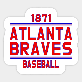 Atlanta Baseball 1871 Classic Sticker